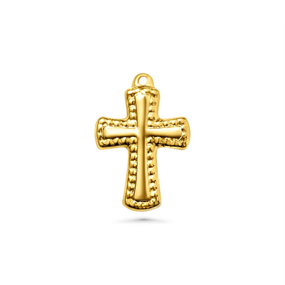 Beaded Cross Charm