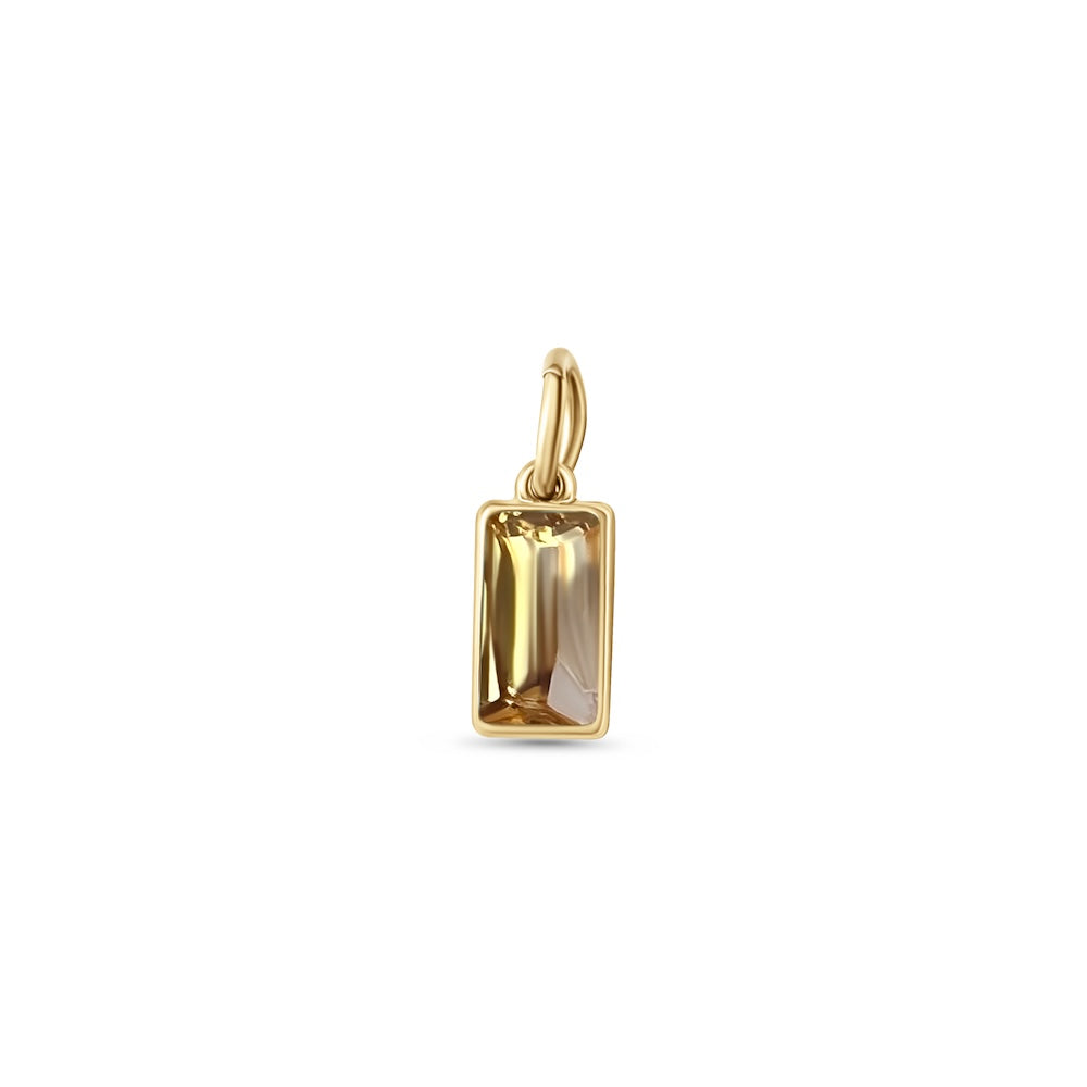 Gold Gem Charm