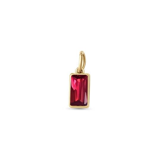 Gold Gem Charm