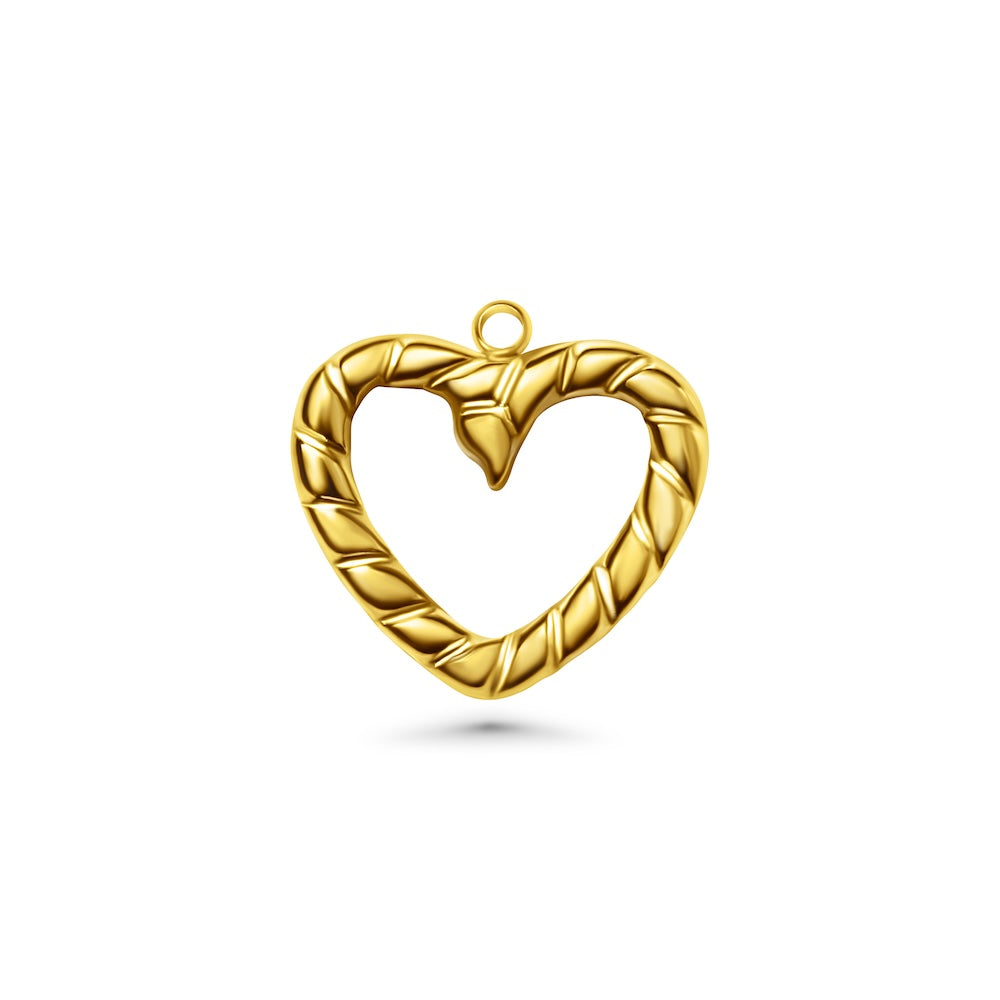 Twisted Heart Charm