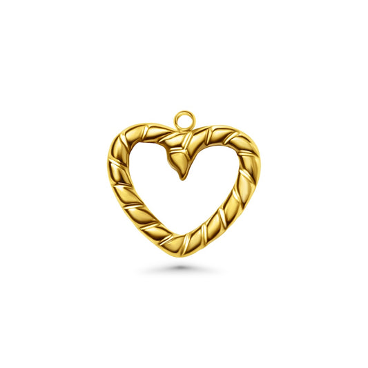 Twisted Heart Charm