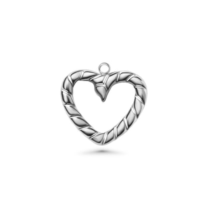 Twisted Heart Charm
