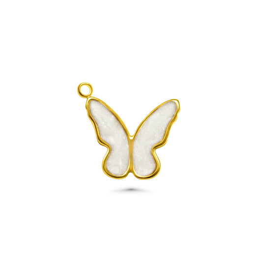 White Butterfly Charm
